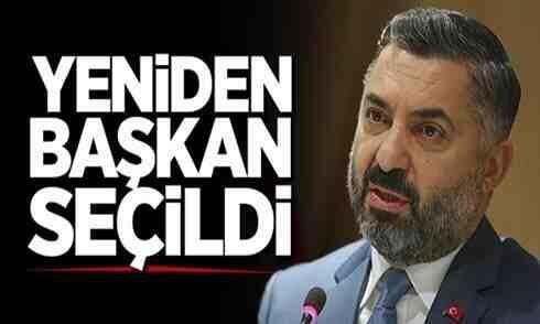 Ebubekir Şahin yeniden RTÜK Başkanı seçildi