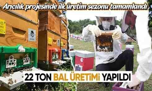 Arıcılık Projesinde İlk Üretim Sezonu Tamamlandı..