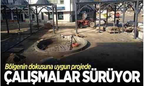 Geyve Meydan projesinde çalışmalar sürüyor