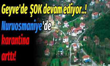Nuruosmaniye’de 5 ev karantinaya alındı