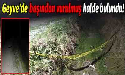 Geyve’de başından vurulmuş halde erkek cesedi bulundu!