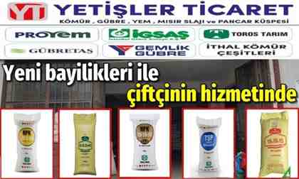 Yetişler Ticaret bölgede çiftçiye değer veriyor..
