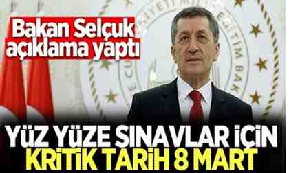 Liselerde yüz yüze sınavlar için kritik tarih 8 Mart!