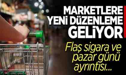 Zincir Marketlere yeni düzenleme!