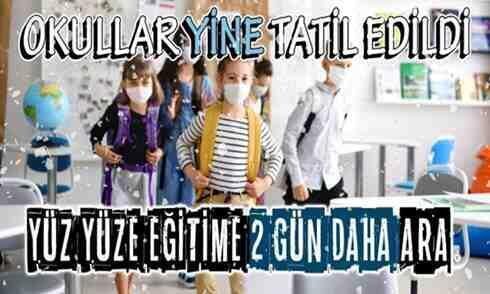 Sakarya’da Okullar yine tatil edildi