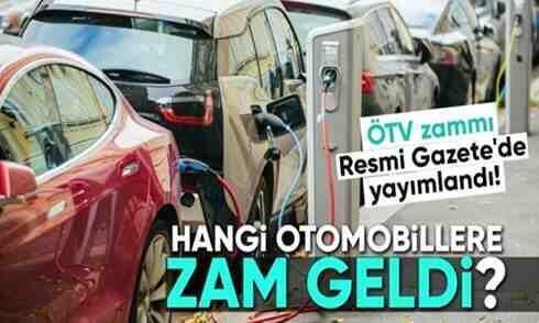 ÖTV zammı Resmi Gazete’de yayımlandı