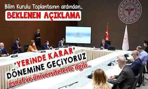 Bakan Koca’dan esnaf ve üniversitelerle ilgili açıklama