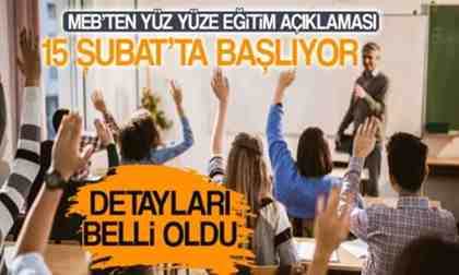 Yüz yüze eğitimin detayları