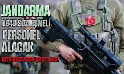 1640 Sözleşmeli personel alınacak