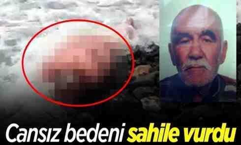 Yaşlı adamın Cansız bedeni sahile vurdu