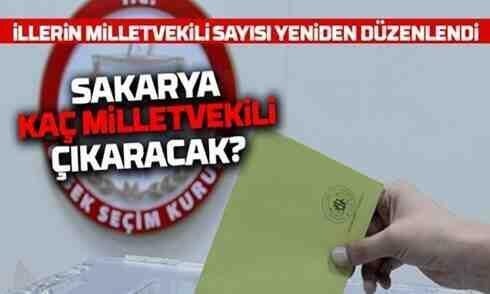 İllerin milletvekili sayısı düzenlendi
