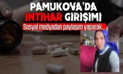 Pamukova’da intihar girişimi