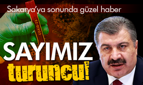 Sakarya turuncu sayıya düştü..