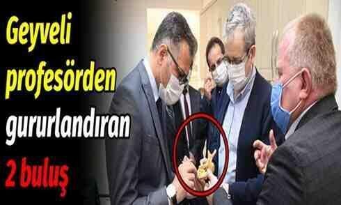 Geyveli profesörden gururlandıran 2 buluş