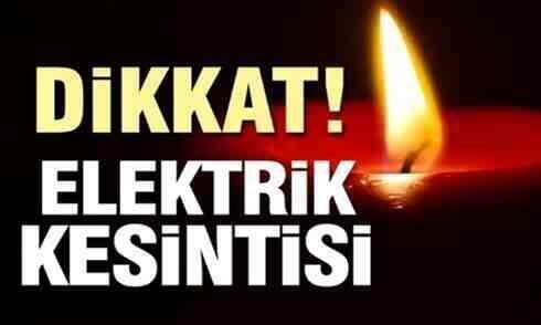 Geyve’de o mahallelerde elektrik kesintisi