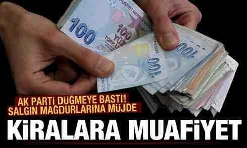 İşletmelere kira muafiyeti!