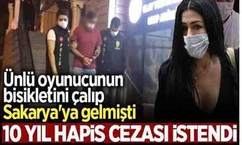 Ünlü oyununcunun bisikletini çalan hemşireye 10 yıl hapis!