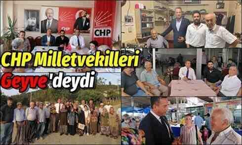 CHP Milletvekilleri Geyve’de