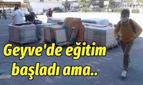 Geyve’de eğitim sancılı başladı