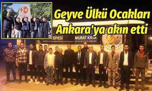 Geyve Ülkü Ocakları ‘Gençlik Kurultayı’na katıldı.