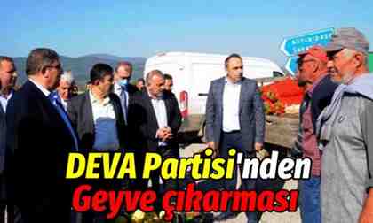 DEVA Partisi’nden Geyve çıkarması
