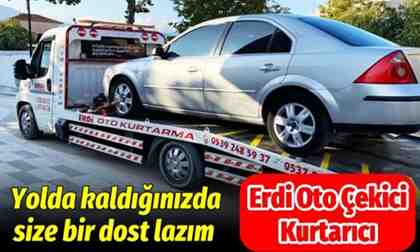 Yolda kaldığında sana bir dost lazım.. Erdi Oto Çekici ve Kurtarıcı hizmetinizde..
