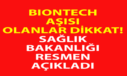 Biontech aşısında 3’üncü doz ile ilgili flaş açıklama