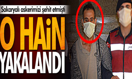 Sakaryalı askerimizi şehit eden terörist yakalandı