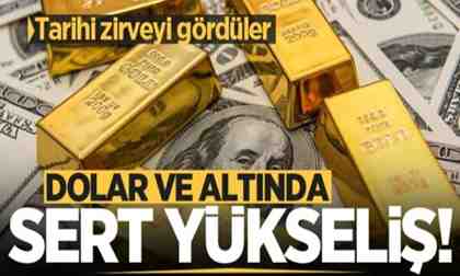 Dolar ve altında sert yükseliş! Tarihi zirveyi gördüler