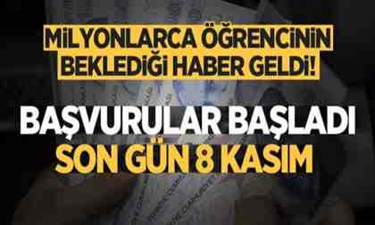 Gençlik ve Spor Bakanlığı burs ve öğrenim kredisi başvuruları başladı