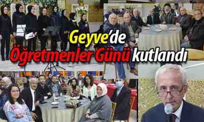 Geyve’de Öğretmenler Günü kutlandı