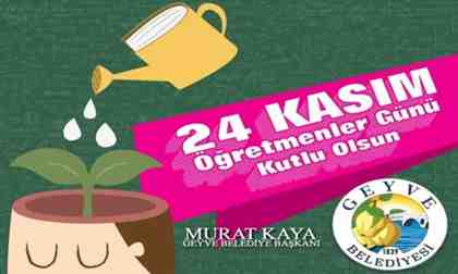 Başkan Murat Kaya’dan Öğretmenler Günü mesajı