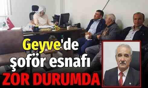 Geyve’de şoför esnafı zor durumda