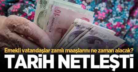 Emekli vatandaşlar zamlı maaşlarını ne zaman alacak? Tarih netleşti