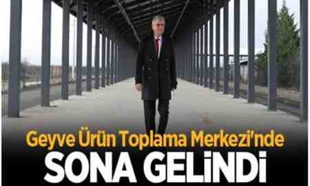 Safibey Ürün Toplama Merkezi’nde sona gelindi