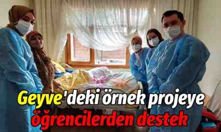 Geyve’deki örnek projeye Geyve MTAL öğrencilerinden destek