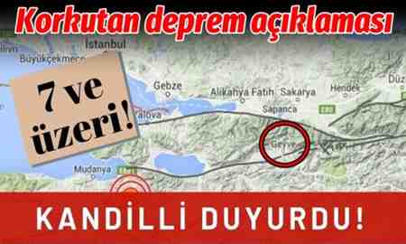 Korkutan deprem açıklaması! 7 ve üzeri..