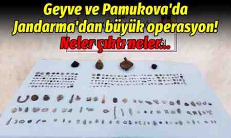 Geyve ve Pamukova’da Jandarma’dan büyük operasyon!