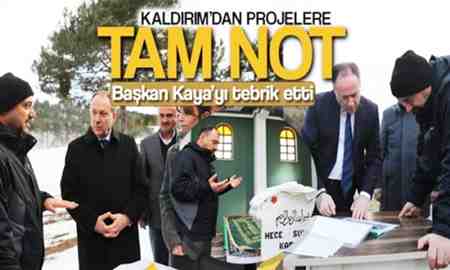 Başkan Murat Kaya’nın projeleri Vali’den tam not aldı