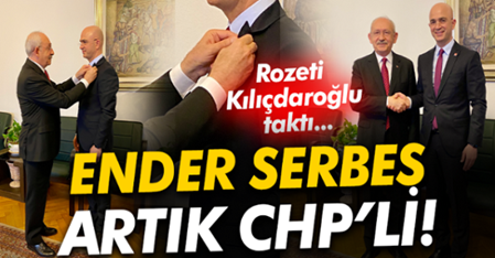 Ender Serbes CHP’ye katıldı