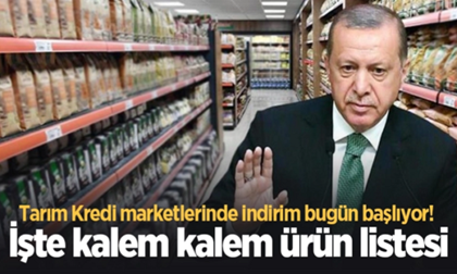 Tarım Kredi marketlerinde indirim bugün başlıyor! İşte kalem kalem ürün listesi