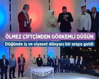 Ölmez çiftinden görkemli düğün