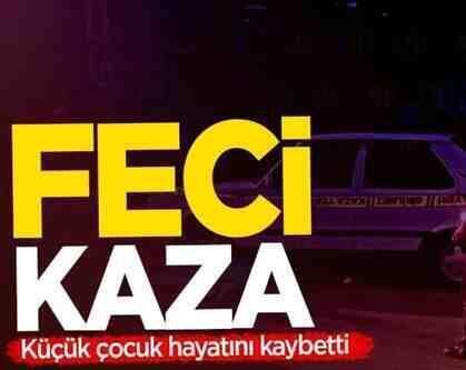Feci kaza! 13 yaşındaki çocuk hayatını kaybetti.