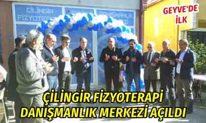 Geyve’de Çilingir Fizyoterapi Danışmanlık Merkezi açıldı