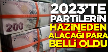 Siyasi partilere bütçeden ayrılan ödenek belli oldu!