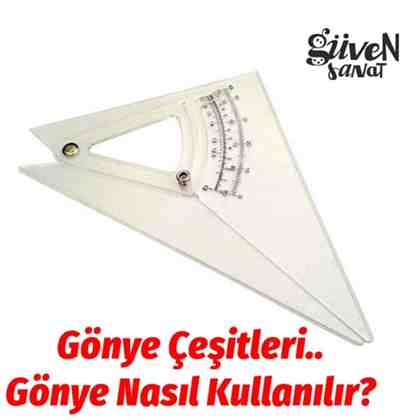 Gönye Çeşitleri.. Gönye Nasıl Kullanılır?
