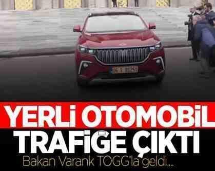 Yerli otomobil trafiğe çıktı