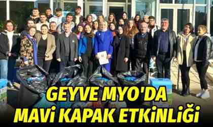Geyve MYO da Mavi Kapak etkinliği