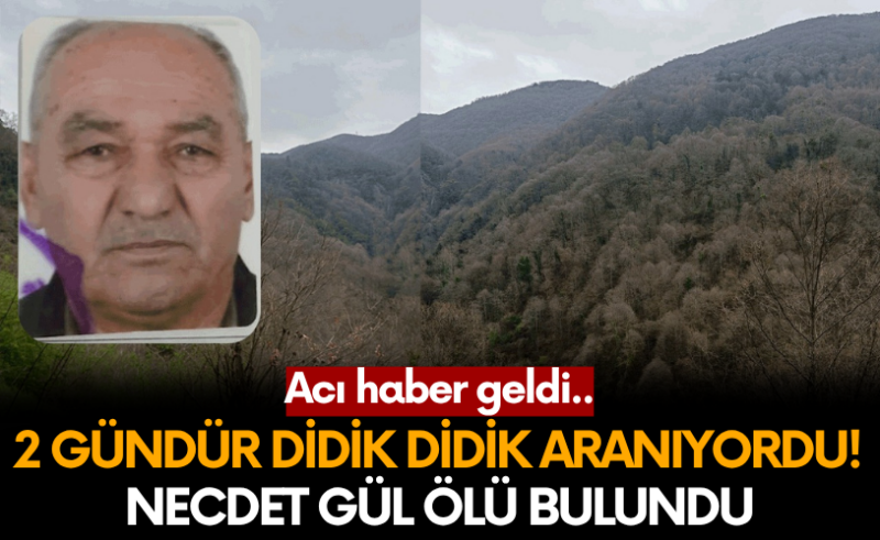 Geyve’de kayıp olarak aranan şahıstan acı haber geldi