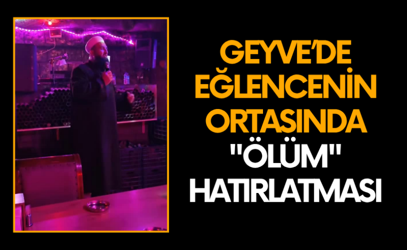 “Pavyoncu Hoca” Geyve’de Gündem Oldu!